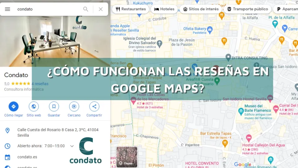¿Cómo funcionan las reseñas en Google Maps?